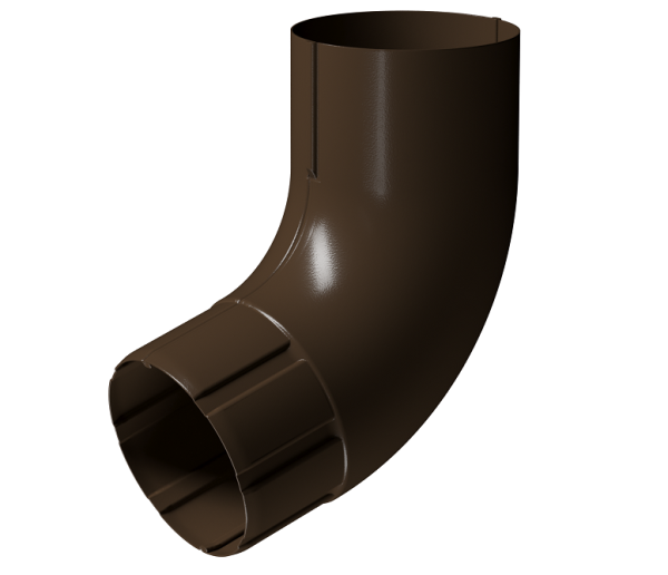 Колено 72° D90 Döcke STAL PREMIUM Каштан, (RAL 8017) купить в Кингисеппе