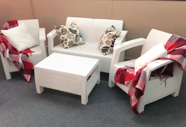 Комплект Yalta Terrace Set белый купить в Кингисеппе