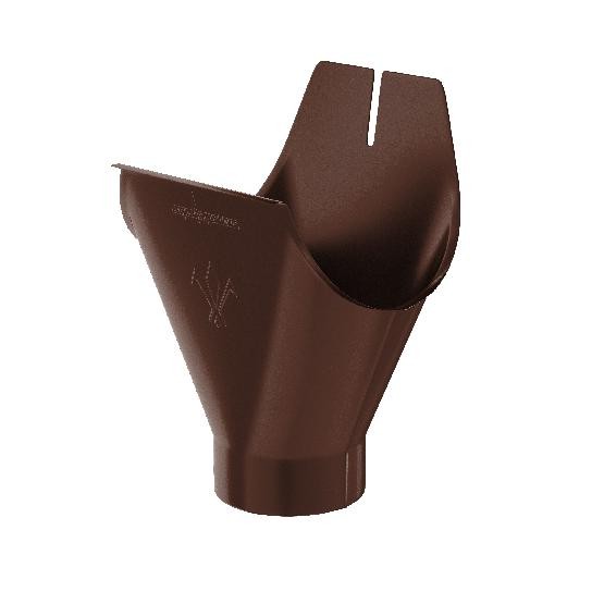 Водосток Aquasistem, система 150/100 - Воронка желоба RAL 8017 Коричневый купить в Кингисеппе