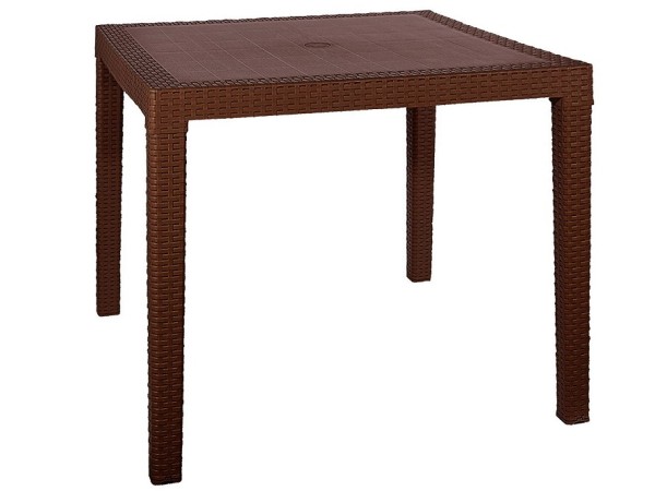 Стол квадратный FIJI Quatro Table Коричневый купить в Кингисеппе