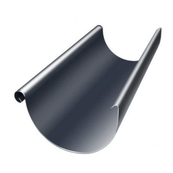 Водосток Grand Line 125x90 – Желоб 3м RAL 7024 купить в Кингисеппе