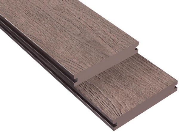 Террасная доска ДПК Outdoor 3D полнотелая NEVADA/CALIFORNIA BROWN коричневая микс купить в Кингисеппе