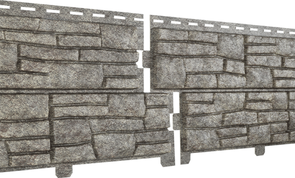 Фасадная панель Ю-пласт Стоун хаус сланец Бежевый купить в Кингисеппе