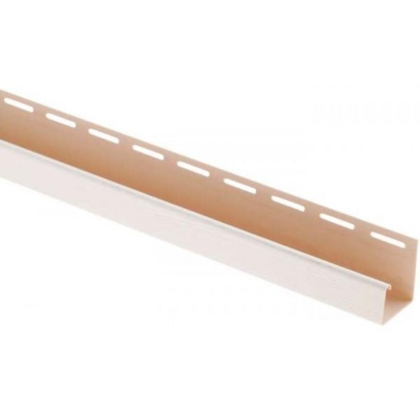 J-профиль Люкс Крашенный, T-15, ВН, Белый купить в Кингисеппе