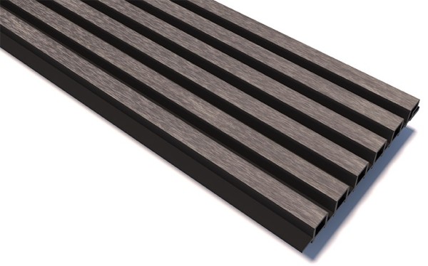 Реечные панели WOODVEX Lines Ultra Smoke gray купить в Кингисеппе