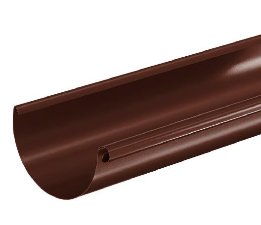 Водосток Aquasistem, система 125x90 - Водосточный желоб 3.00м RAL 8017 Коричневый купить в Кингисеппе