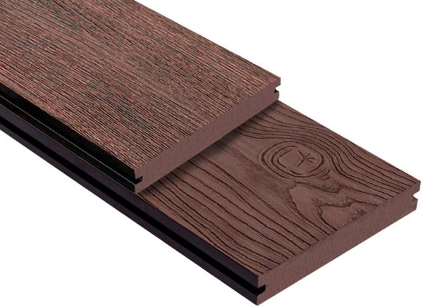 Террасная доска ДПК Outdoor 3D полнотелая STORM/OCEAN BROWN коричневая микс купить в Кингисеппе