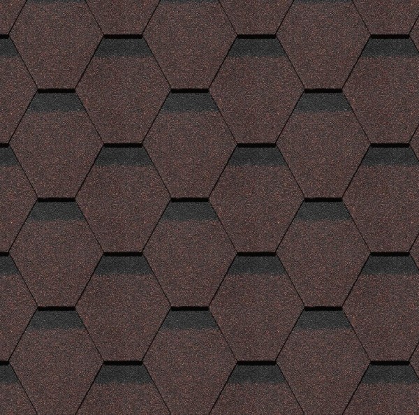 Гибкая черепица Docke, коллекция Шеффилд – Корица купить в Кингисеппе