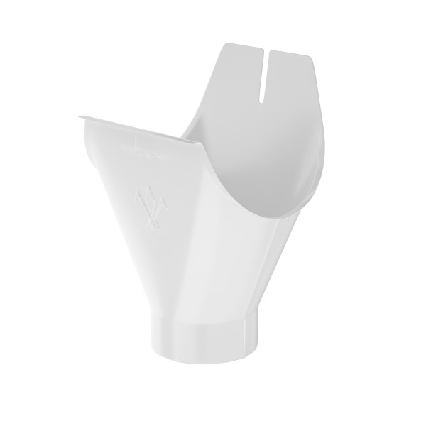 Водосток Aquasistem, система 150/100 - Воронка желоба RAL 9003 Белый купить в Кингисеппе