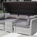 Диван-Трансформер AFINA плетеный из иск. ротанга AFM-320G Grey купить в Кингисеппе