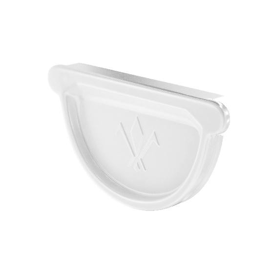 Водосток Aquasistem, система 150/100 - Заглушка универсальная с резиновым уплотнителем RAL 9003 Белый купить в Кингисеппе