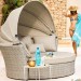 Диван-Трансформер AFINA плетеный из иск. ротанга AFM-325 Beige купить в Кингисеппе