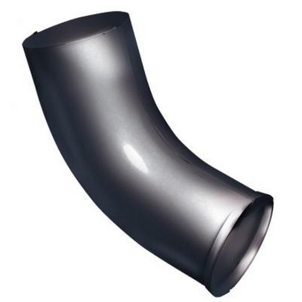 Водосток Grand Line 150x100 – Колено сливное RAL 7024 купить в Кингисеппе