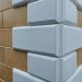 Угол Наружный к Фасадным Термопанелям Доломит Дагестанский Камень 400 мм Белый купить в Кингисеппе