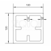 Столб SEQUOIA Evolution 3D WOOD BLACK купить в Кингисеппе