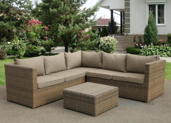 Комплект мебели AFINA плетеной из иск. ротанга YR825B Beige купить в Кингисеппе