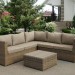 Комплект мебели AFINA плетеной из иск. ротанга YR825B Beige купить в Кингисеппе