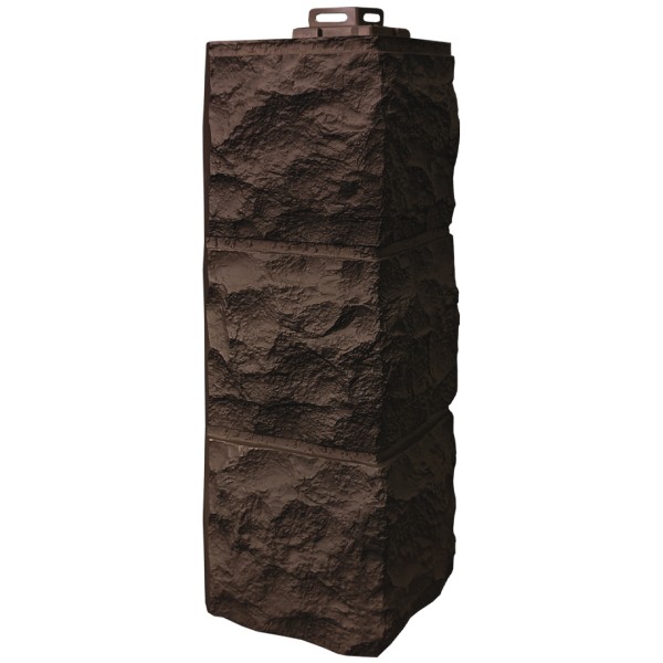 Угол Фасайдинг Серия «Доломит» Тёмно Коричневый купить в Кингисеппе