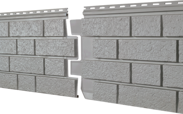 Фасадная панель Ю-пласт Стоун Хаус S-Lock Клинкер Нордик дым купить в Кингисеппе