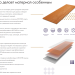 Фибросайдинг DECOVER 3600 x 190 x 8 мм Mokko купить в Кингисеппе