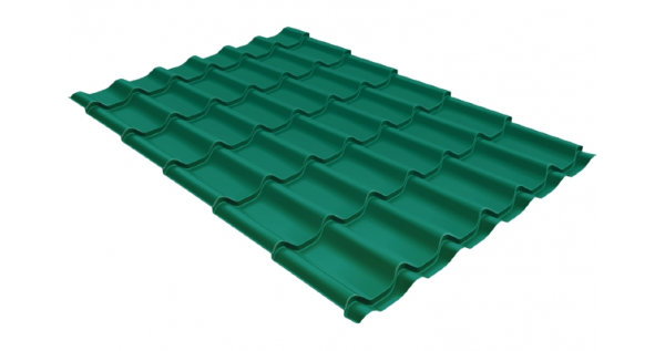 Металлочерепица классик 0,5 Satin RAL 5021 купить в Кингисеппе