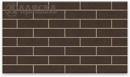 Фасадные Термопанели Аляска Amsterdam brown купить в Кингисеппе