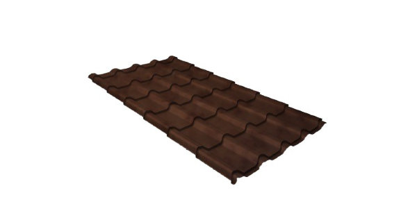Металлочерепица камея 0,45 Safari Twincolor Brown купить в Кингисеппе