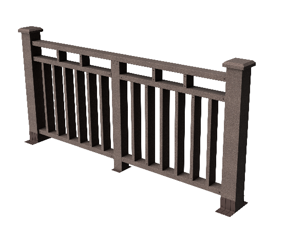 Ограждения декоративное ДПК GRINDERDECO Европа венге купить в Кингисеппе