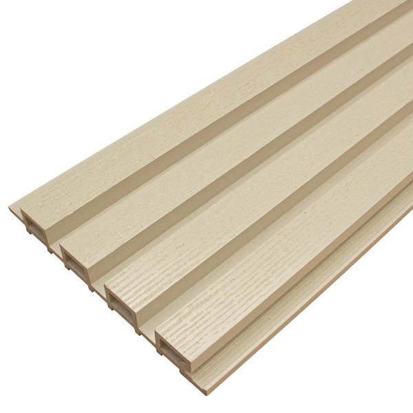 Фасадная доска из ДПК Faynag Wood Рейка Слоновая кость купить в Кингисеппе