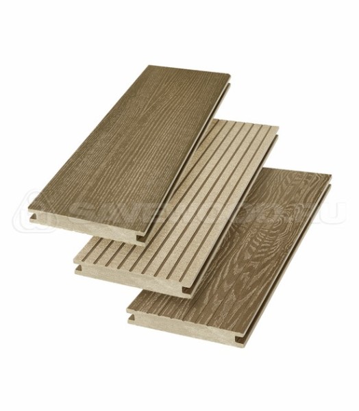 Террасная доска SW Fraxinus (R) полнотелая «SaveWood» Тик купить в Кингисеппе