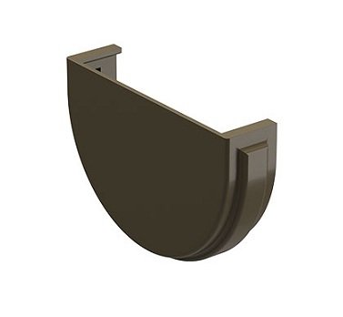 Заглушка желоба Docke Premium ПВХ - Каштан купить в Кингисеппе