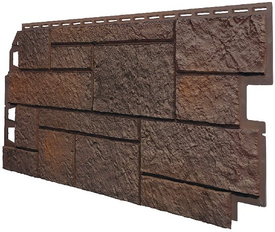 Фасадная панель VOX Sandstone (Сандстоун) темно коричневый купить в Кингисеппе