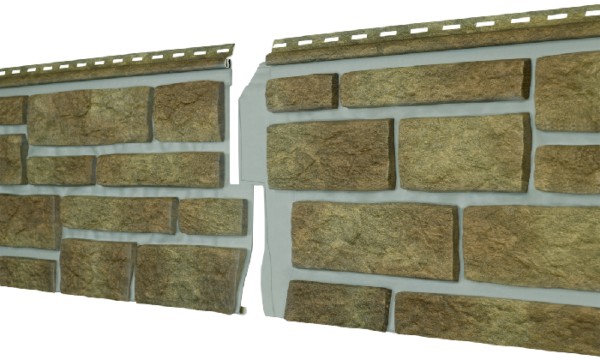 Фасадная панель Ю-пласт Стоун Хаус S-Lock Таганай вулканический купить в Кингисеппе