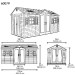 Сарай пластиковый LifeTime 15x8 DD купить в Кингисеппе