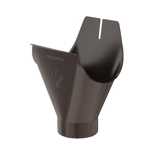 Водосток Aquasistem, система 150/100 - Воронка желоба RR 32 Тёмно Коричневый купить в Кингисеппе