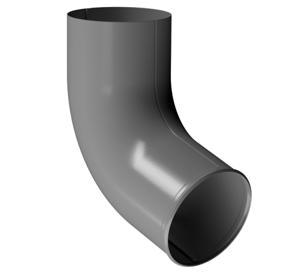 Отвод трубы D90 Döcke STAL PREMIUM Графит, (RAL 7024) купить в Кингисеппе