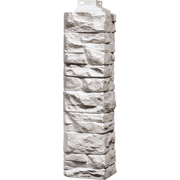 Угол наружный FineBer, Скала, Мелованный белый купить в Кингисеппе