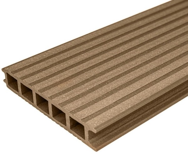 Террасная доска из ДПК бесшовная holzhof, Орех купить в Кингисеппе