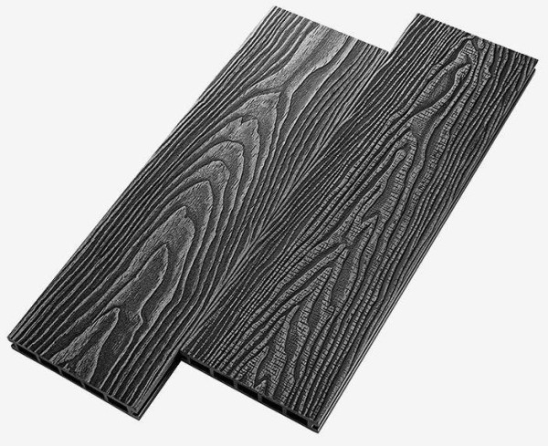 Террасная доска из ДПК RusDecking Unodeck Vintage - Графит купить в Кингисеппе