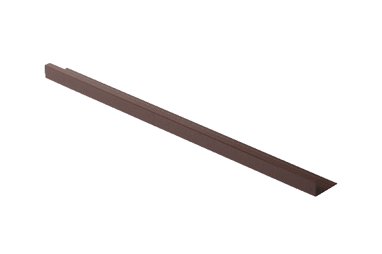 Профиль финишный,алюминиевый, бурый купить в Кингисеппе