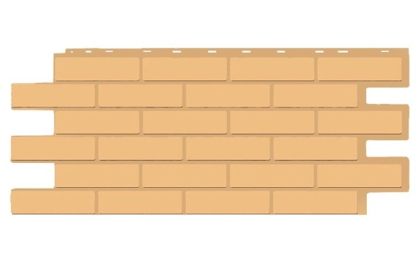 Фасадная панель T-Siding Кирпич Модерн Эко Крем купить в Кингисеппе