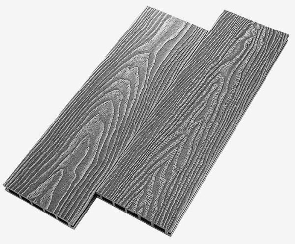 Террасная доска из ДПК RusDecking Unodeck Vintage - Серый купить в Кингисеппе