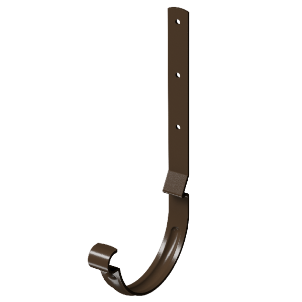 Карнизный крюк длинный D125 Döcke STAL PREMIUM Каштан, (RAL 8017) купить в Кингисеппе