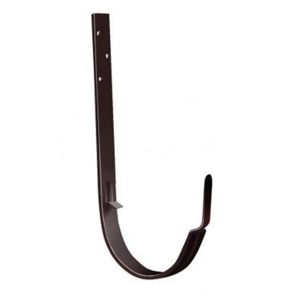 Водосток Grand Line 125x90 – Кронштейн длинный RAL 8017 купить в Кингисеппе