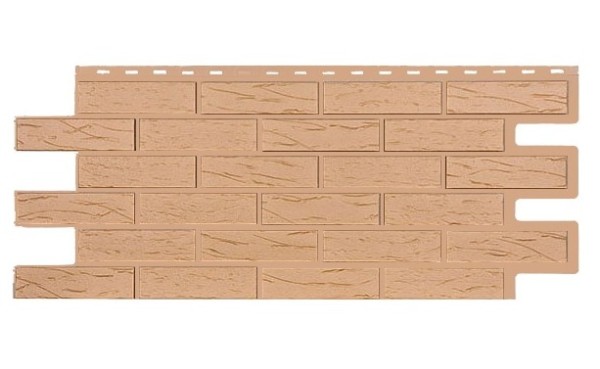 Фасадная панель T-Siding Кирпич Саман Эко Крем купить в Кингисеппе